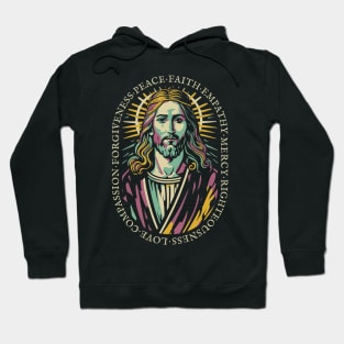 Jesus Christ Love Faith Christian Gift Idea Hoodie